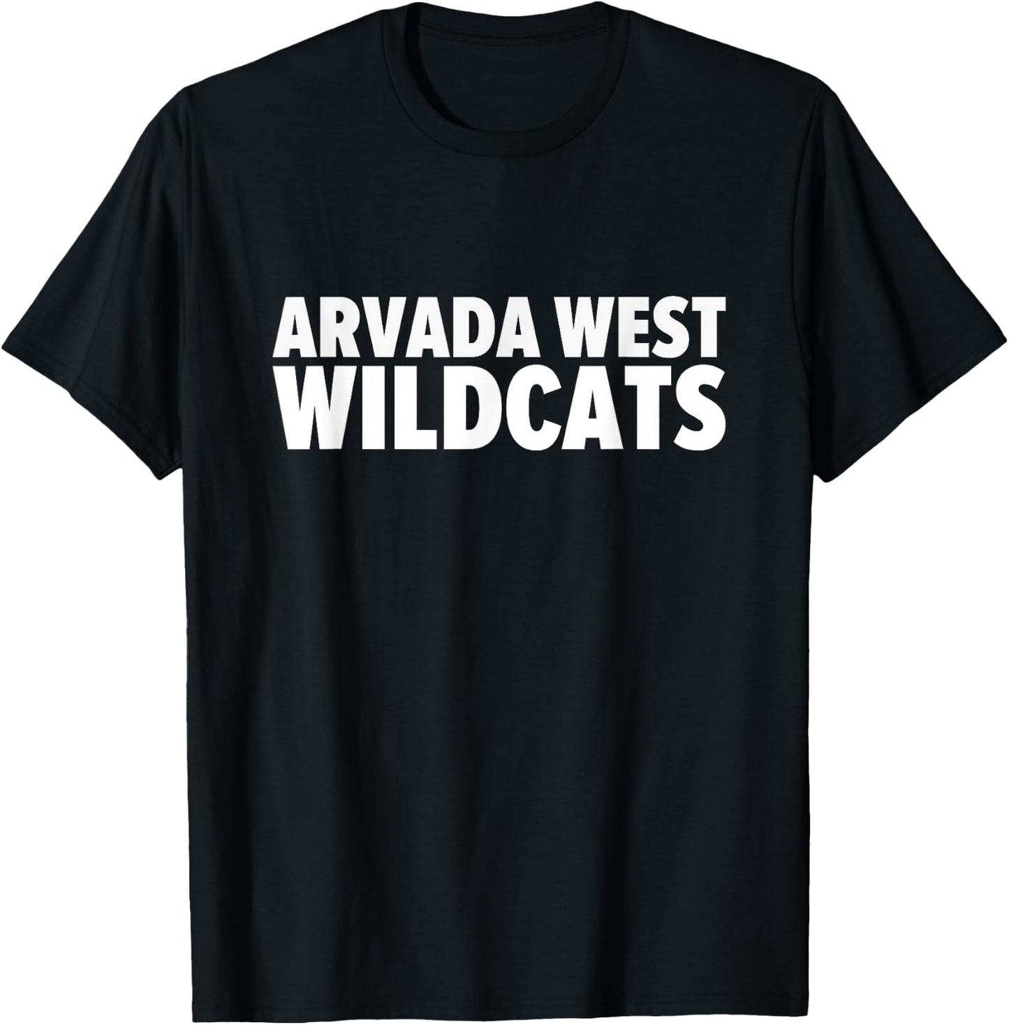 Arvada West Wildcats Bold T-Shirt - T-Shirt | Black