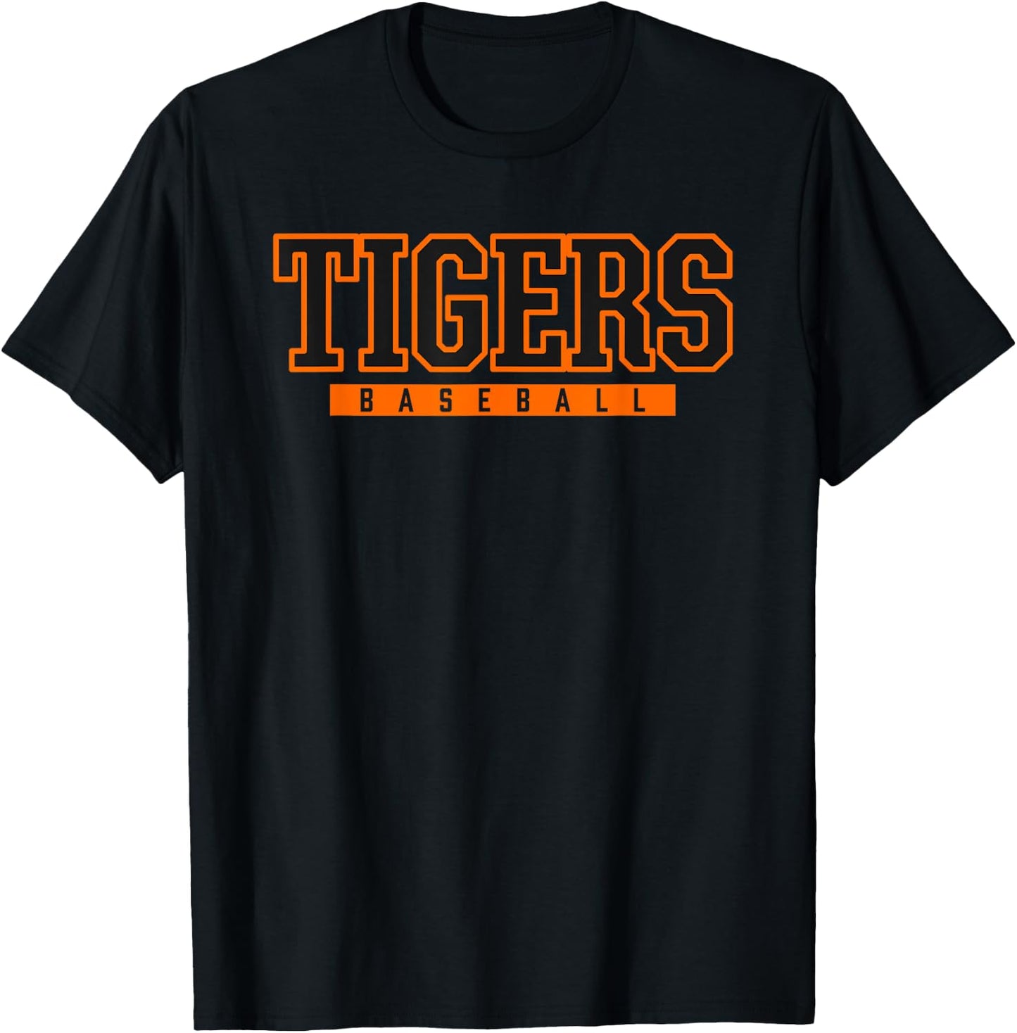 El Paso Tigers Baseball T-Shirt - T-Shirt | Black