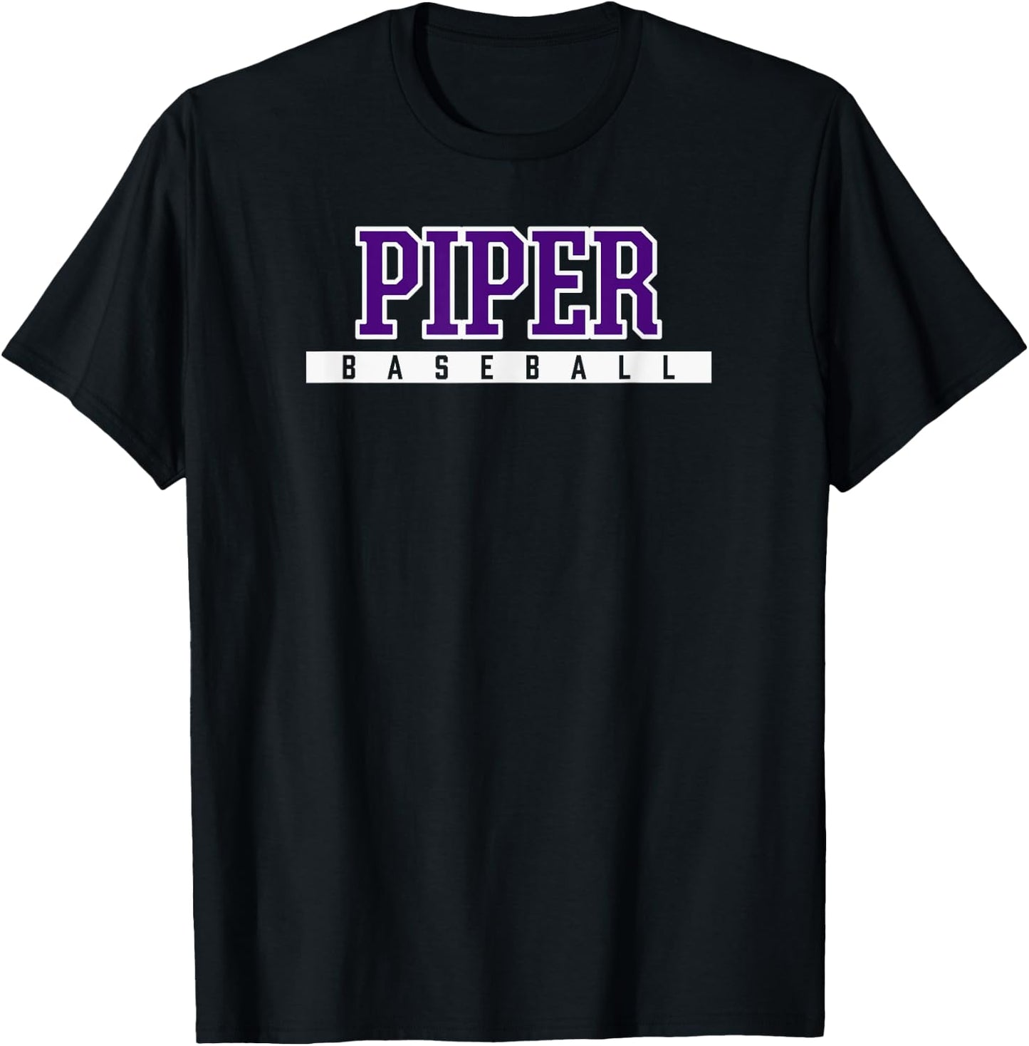 Piper High School Baseball T-Shirt - T-Shirt | Black