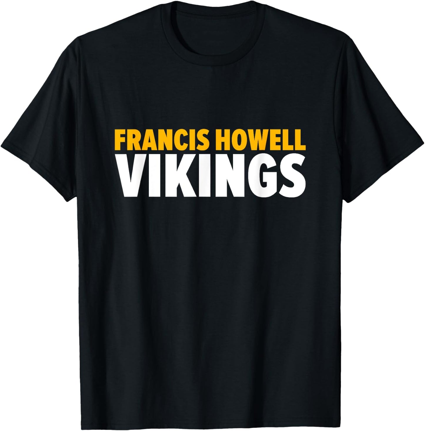 Francis Howell Vikings Bold T-Shirt - T-Shirt | Black