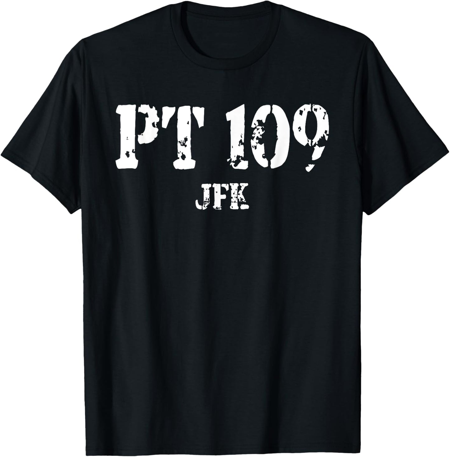 JFK John F Kennedy's PT-109 Torpedo Boat pt109 T-Shirt - T-Shirt | Black