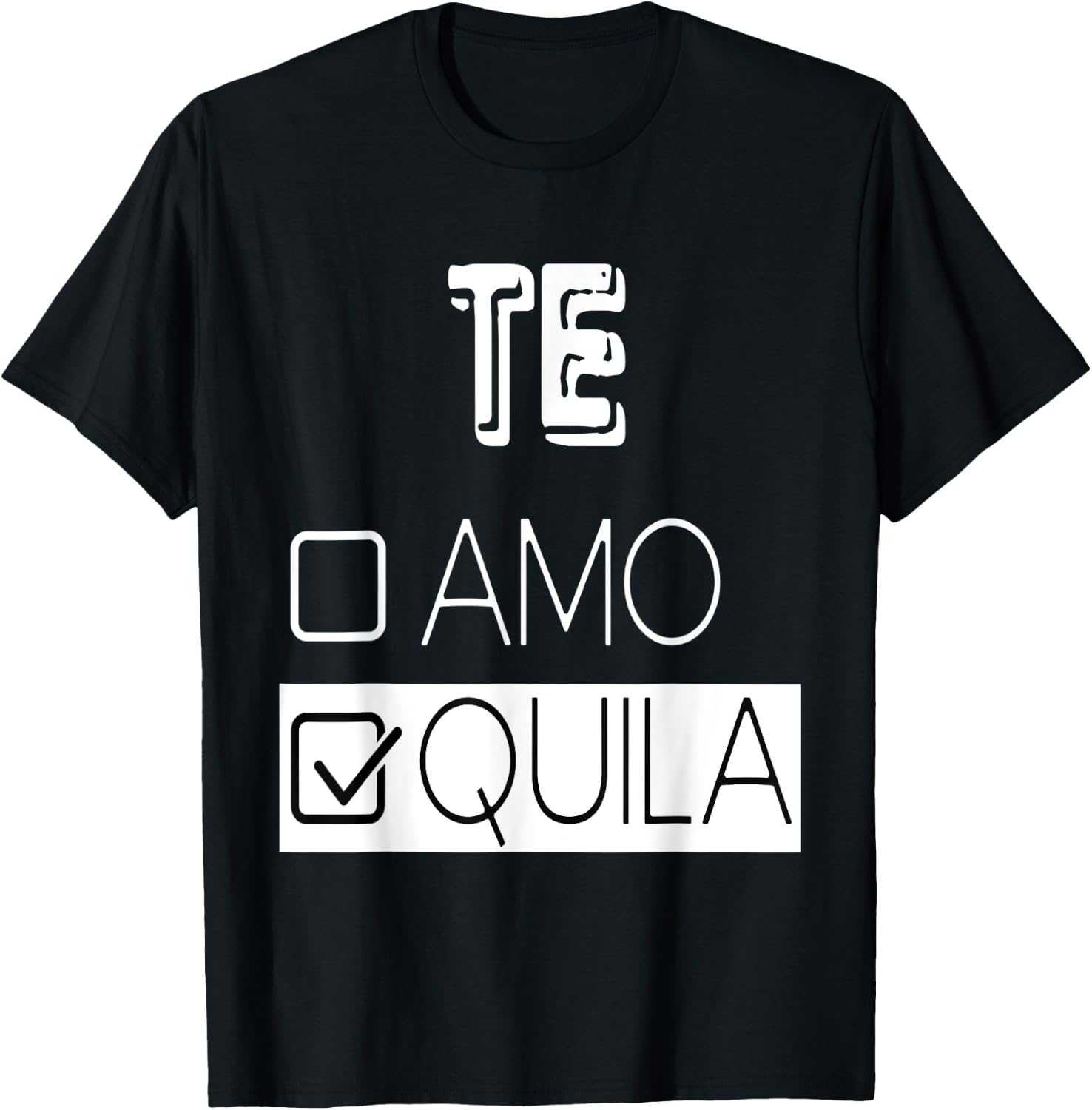 Funny Tequila Drink Lover T-Shirt - T-Shirt | Black