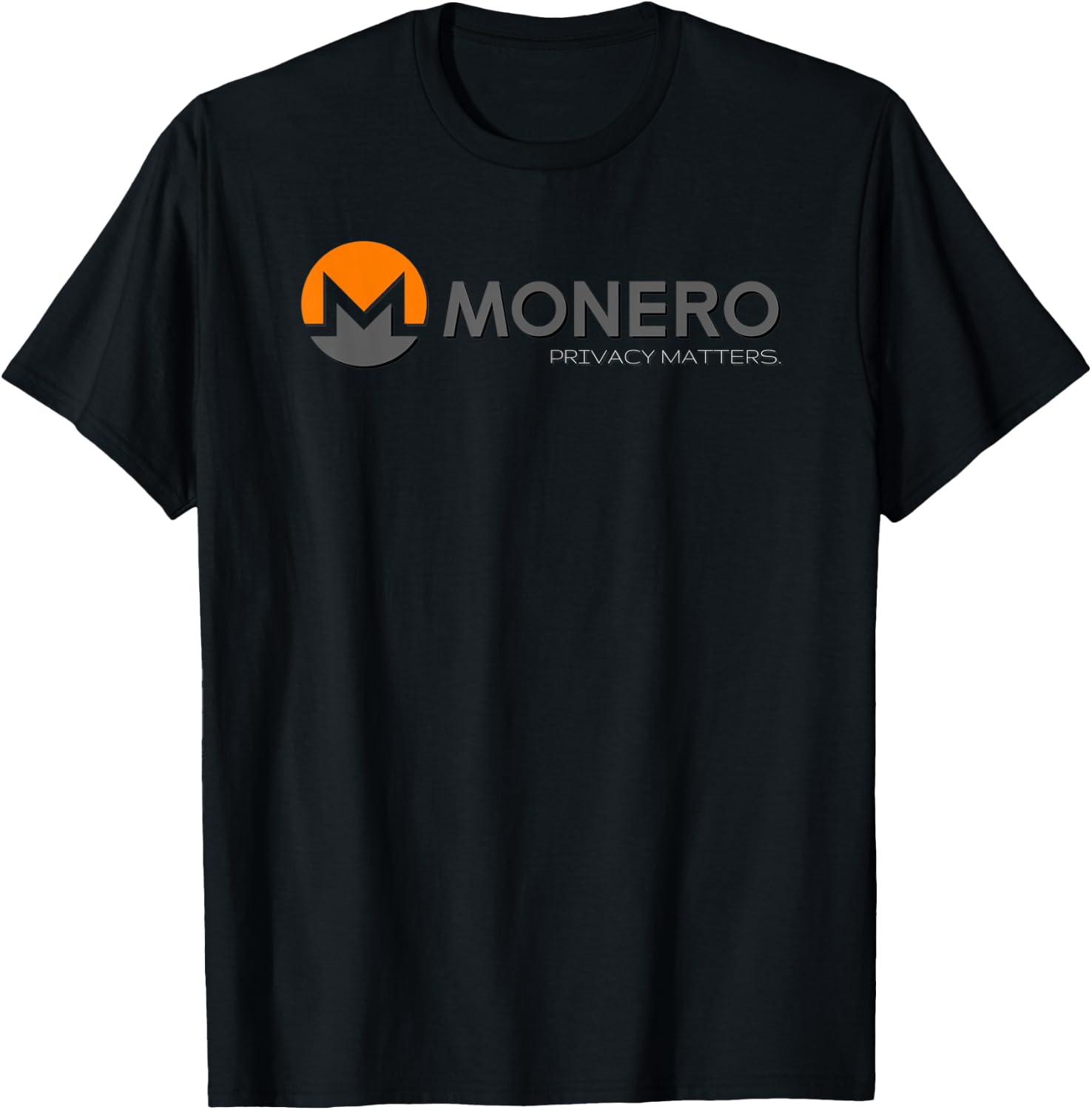 Monero Coin | Privacy Matters Monero T-Shirt - T-Shirt | Black