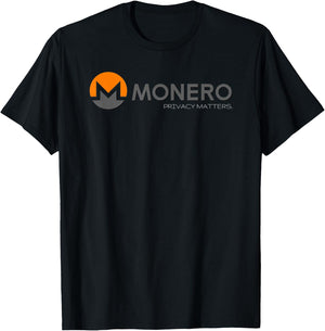Monero Coin | Privacy Matters Monero T-Shirt - T-Shirt | Black