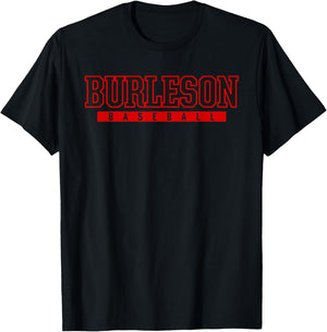 Burleson High School Baseball T-Shirt - T-Shirt | Black