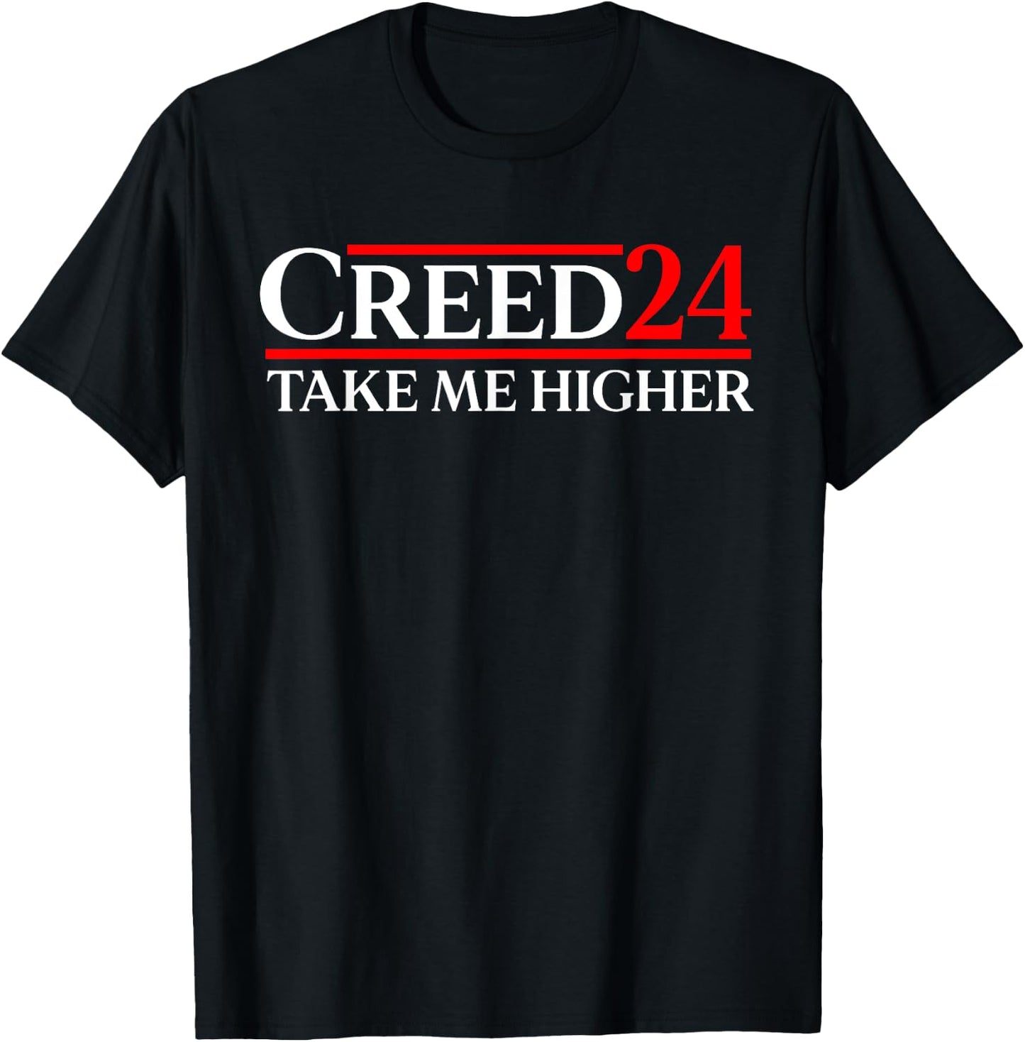 Creed '24 Take Me Higher Flag USA America, Creed 2024 T-Shirt - T-Shirt | Black