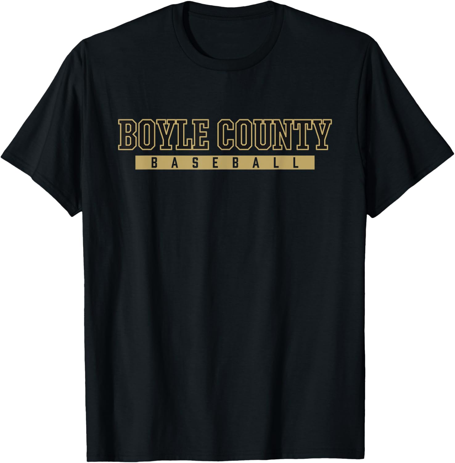 Boyle County High School Baseball T-Shirt - T-Shirt | Black