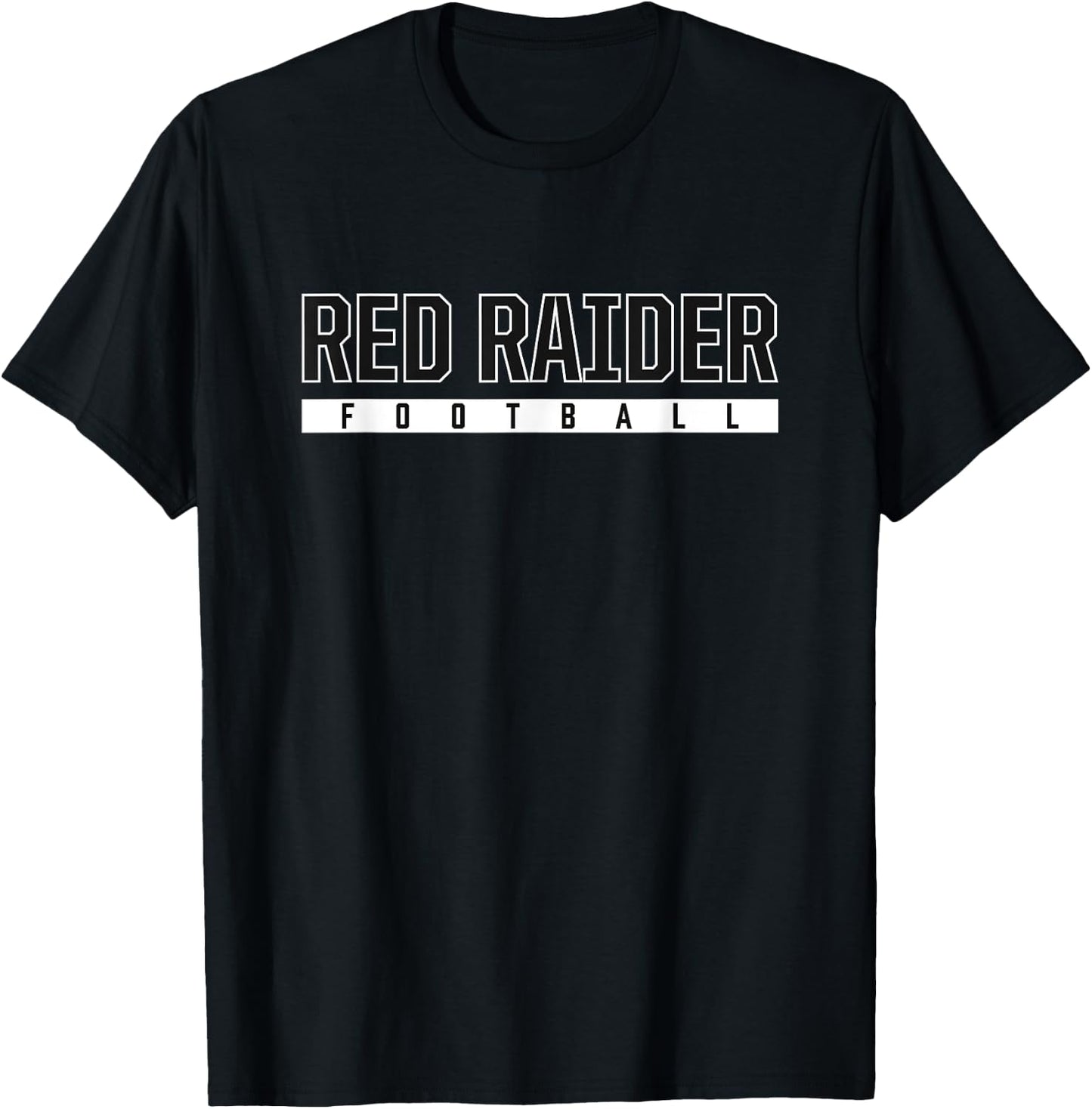 Red Raider Fulton High School Football T-Shirt - T-Shirt | Black