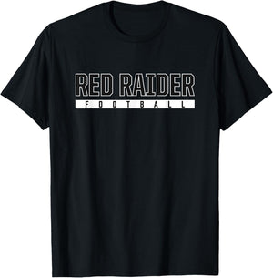 Red Raider Fulton High School Football T-Shirt - T-Shirt | Black