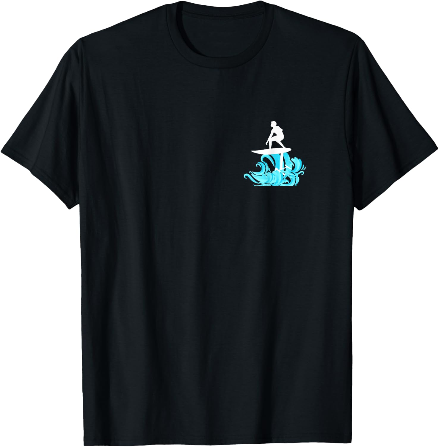 Foil-Surfing | Hydrofoil Board | Funny Gift Surfer T-Shirt - T-Shirt | Black