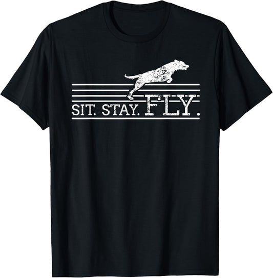 Labrador Retriever Sit Dock Diving Dog Breeder Pet Gift Men Women T-Shirt - T-Shirt | Black