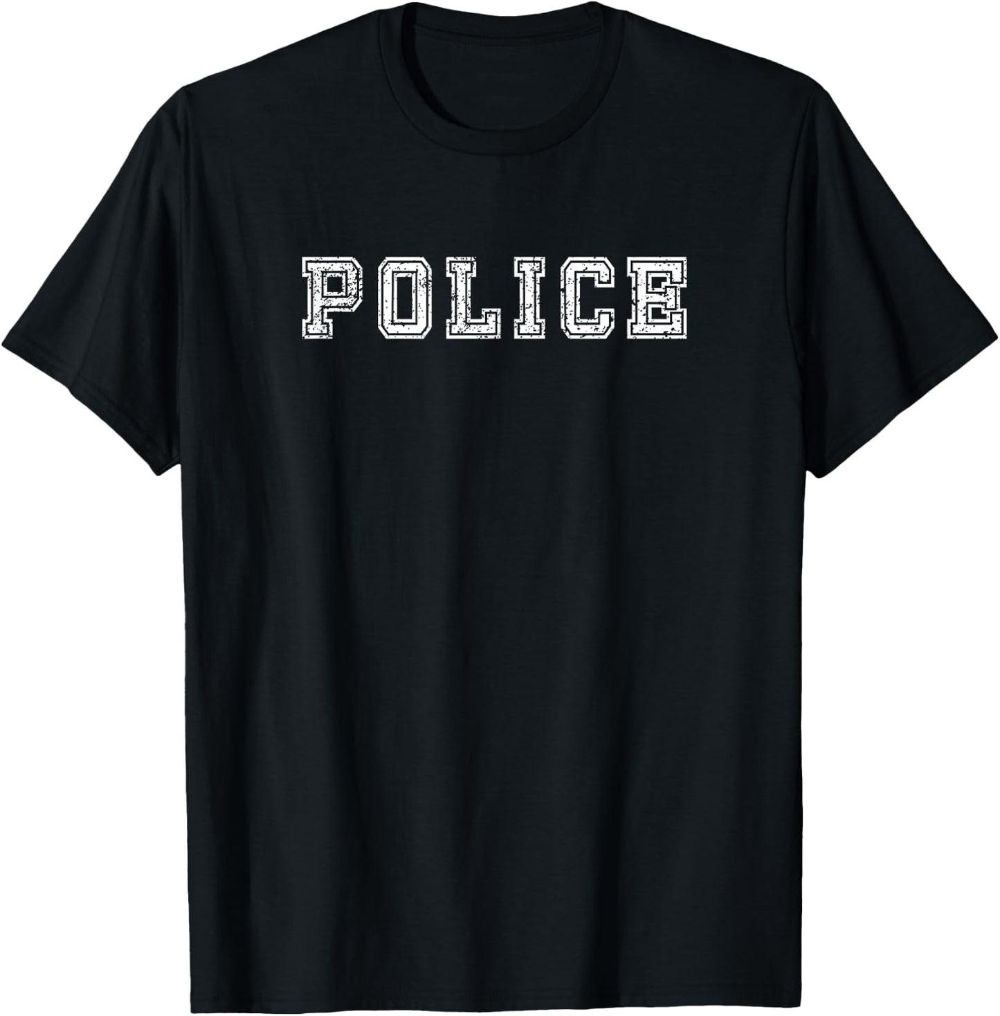 Police Shirt Do it yourself Halloween Costume Men Women Kids T-Shirt - T-Shirt | Black