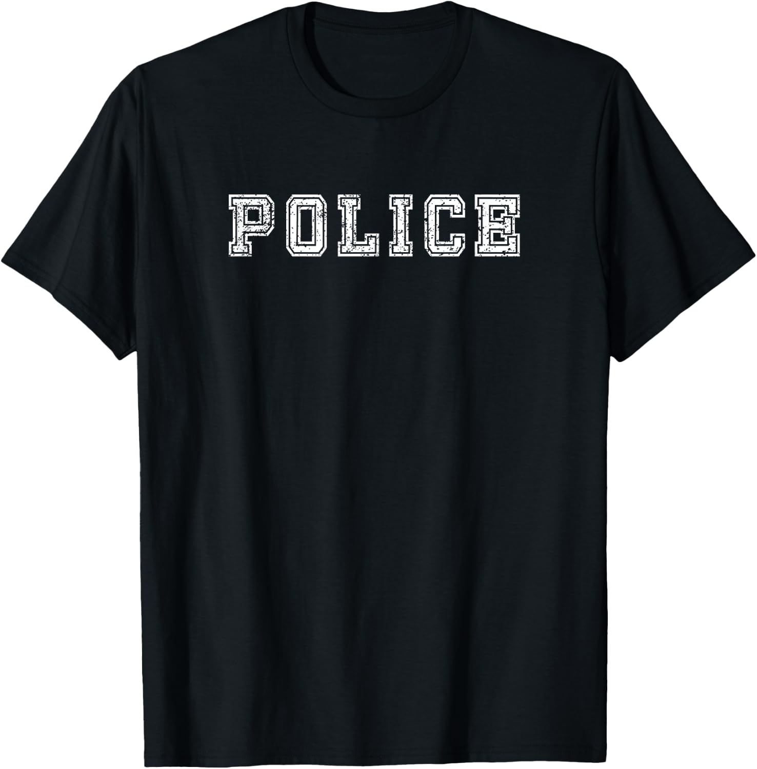 Police Shirt Do it yourself Halloween Costume Men Women Kids T-Shirt - T-Shirt | Black