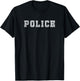 Police Shirt Do it yourself Halloween Costume Men Women Kids T-Shirt - T-Shirt | Black