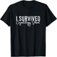 Vintage I Survived Cosmetology School Cosmetologist T-Shirt - T-Shirt | Black