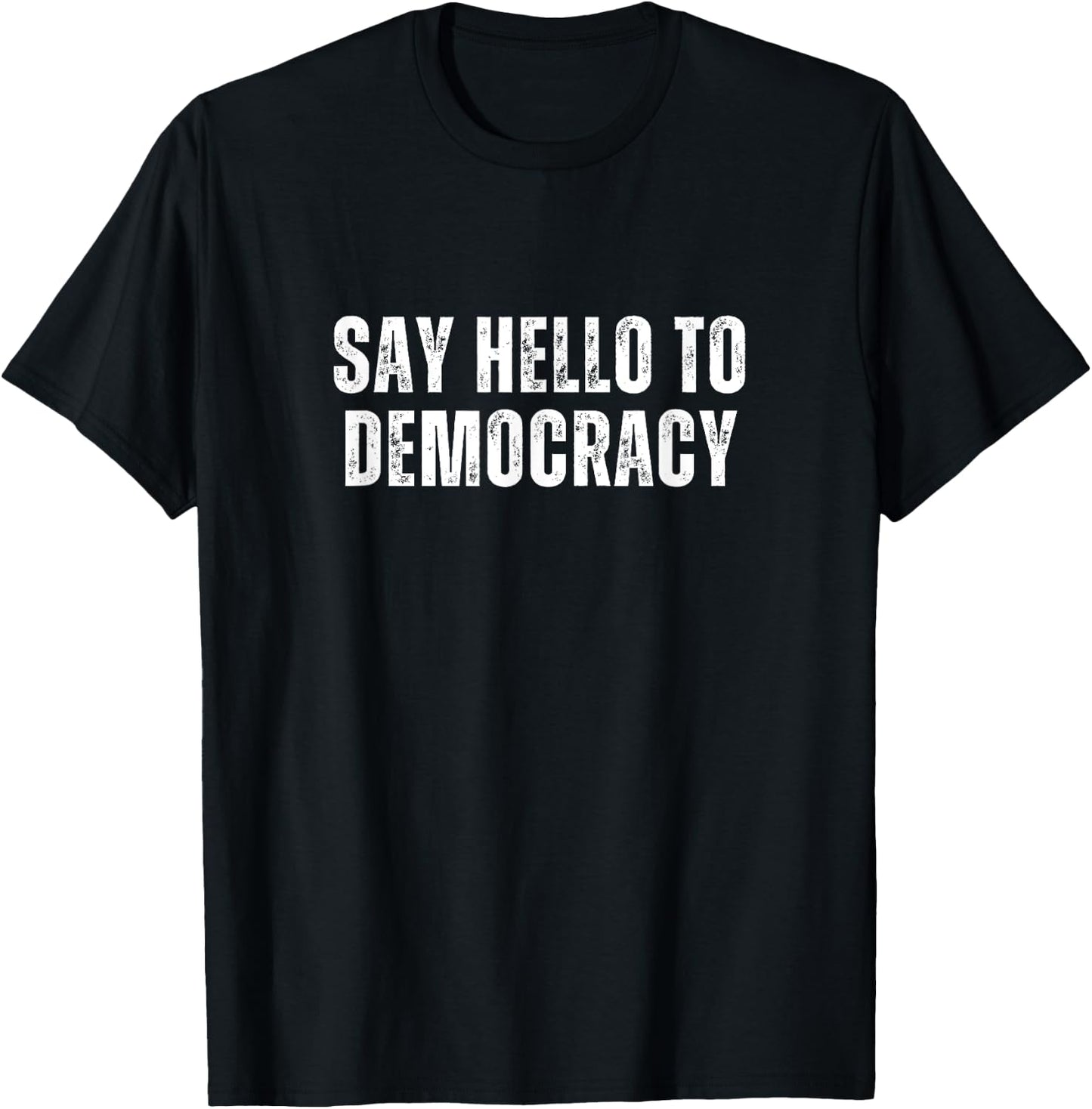 Say Hello to Democracy Game Play Divers T-Shirt - T-Shirt | Black