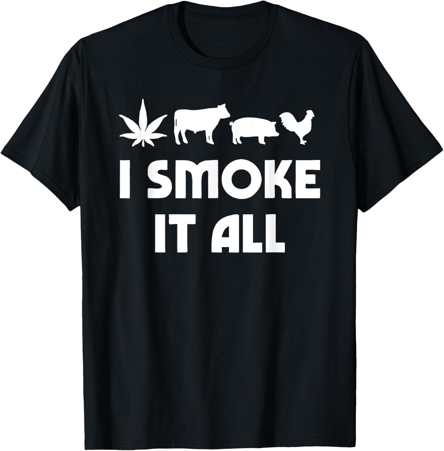 I Smoke It All Funny Women T-Shirt - T-Shirt | Black