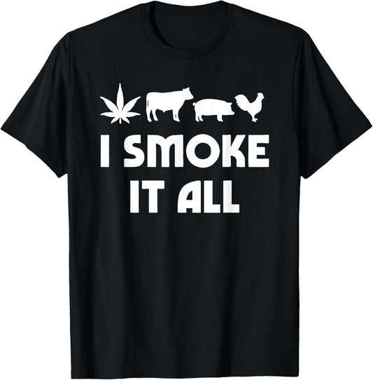 I Smoke It All Funny Women T-Shirt - T-Shirt | Black