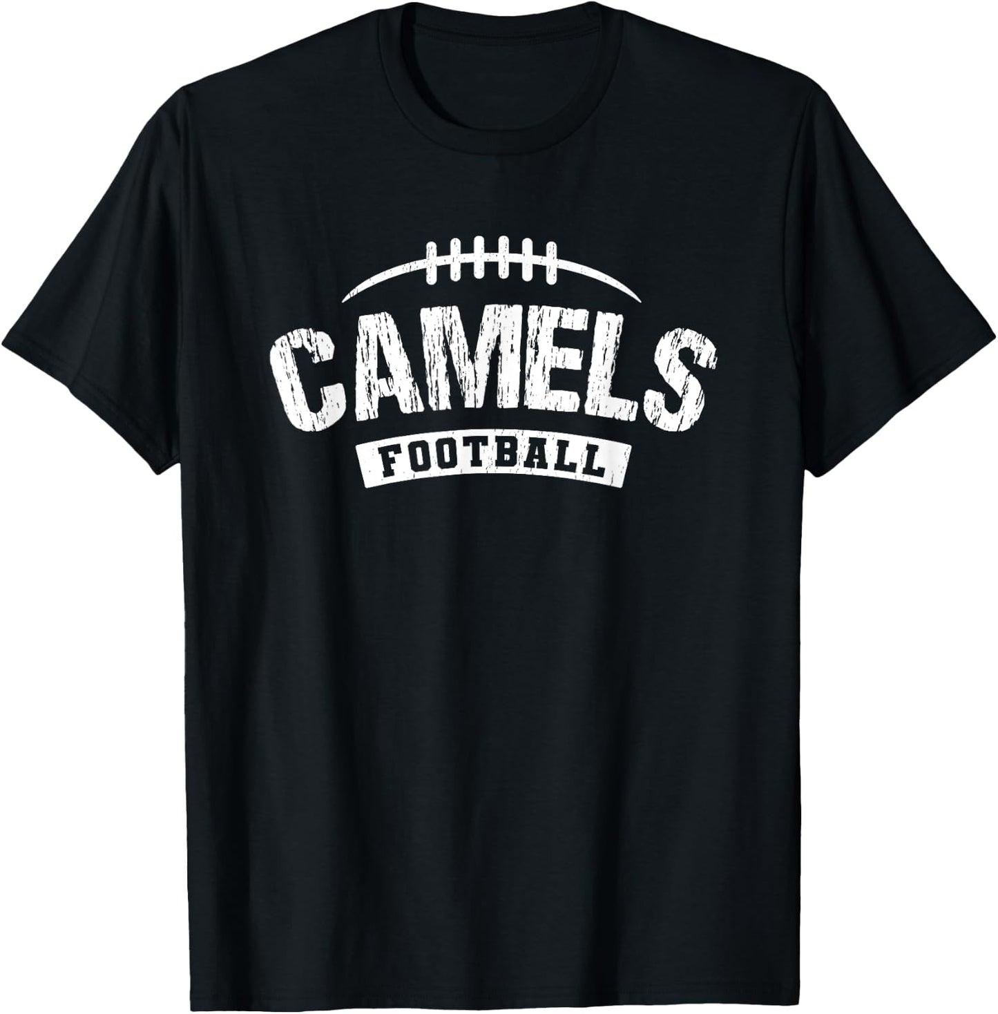 Camels Campbell County Football Distressed HS T-Shirt - T-Shirt | Black