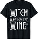 Witch Way to The Wine Halloween Party Costume T-Shirt - T-Shirt | Black