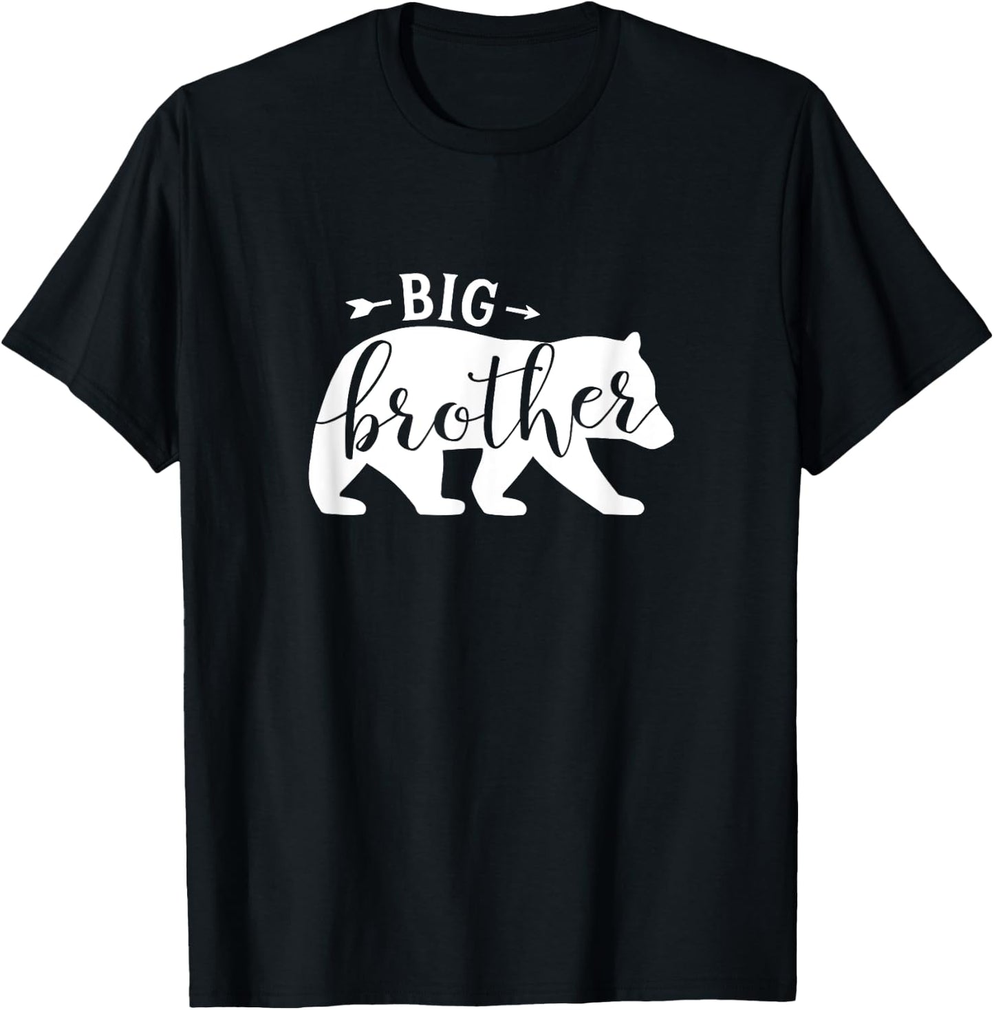 Big Brother Bear Shirt Brother Bear Brother T-Shirt - T-Shirt | Black