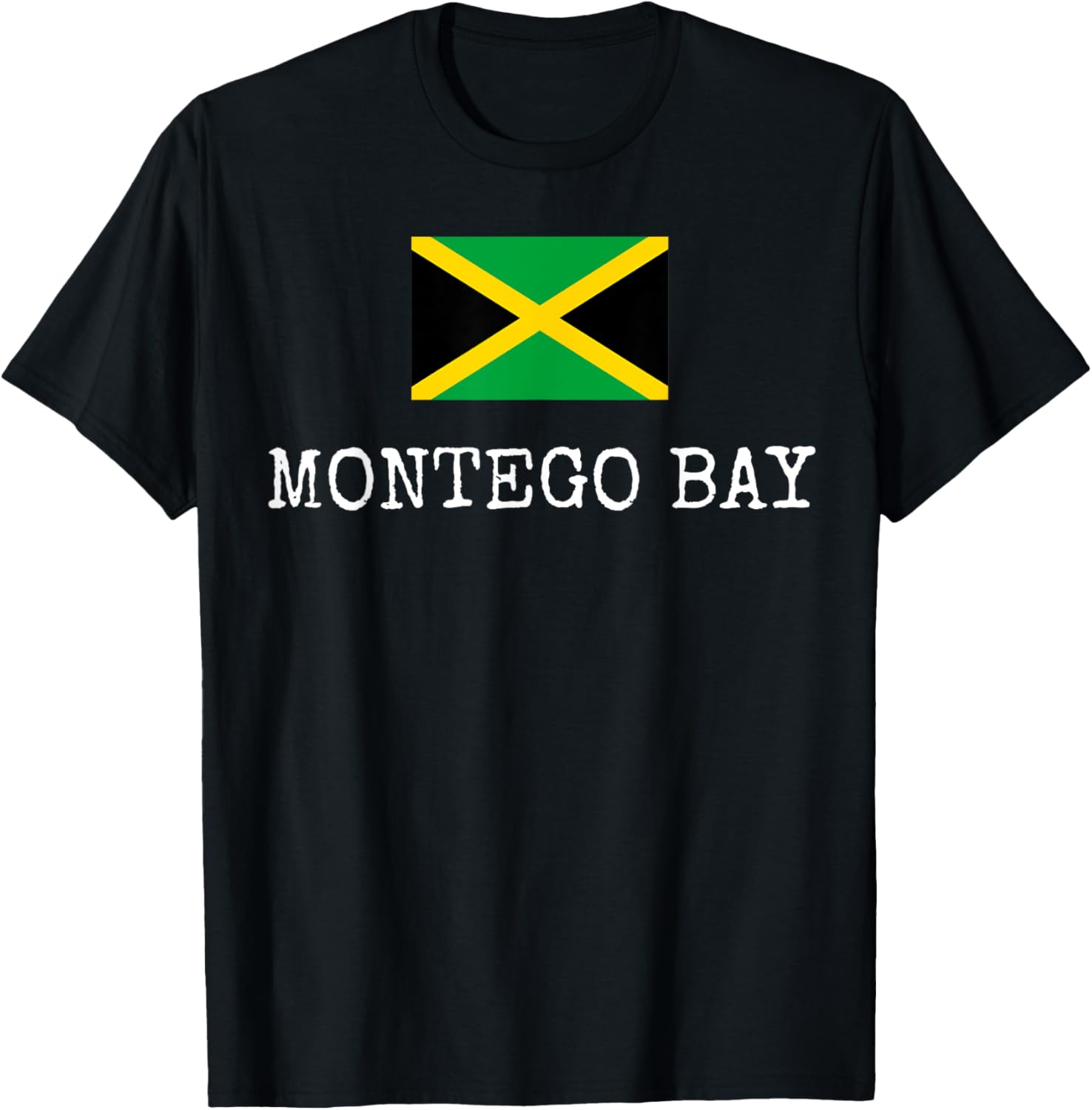Montego Bay Country Jamaica Family Trip Jamaicans Men Women T-Shirt - T-Shirt | Black