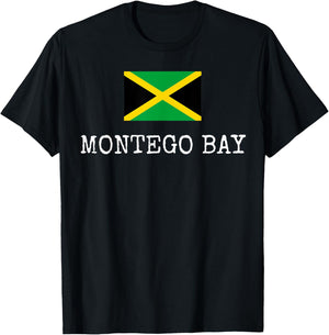 Montego Bay Country Jamaica Family Trip Jamaicans Men Women T-Shirt - T-Shirt | Black