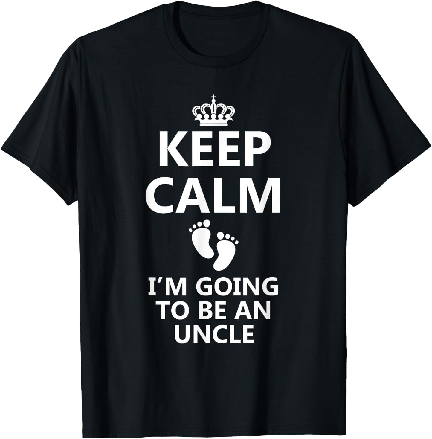 Best Uncle Art Dad Pregnancy Reveal New Uncle To Be T-Shirt - T-Shirt | Black