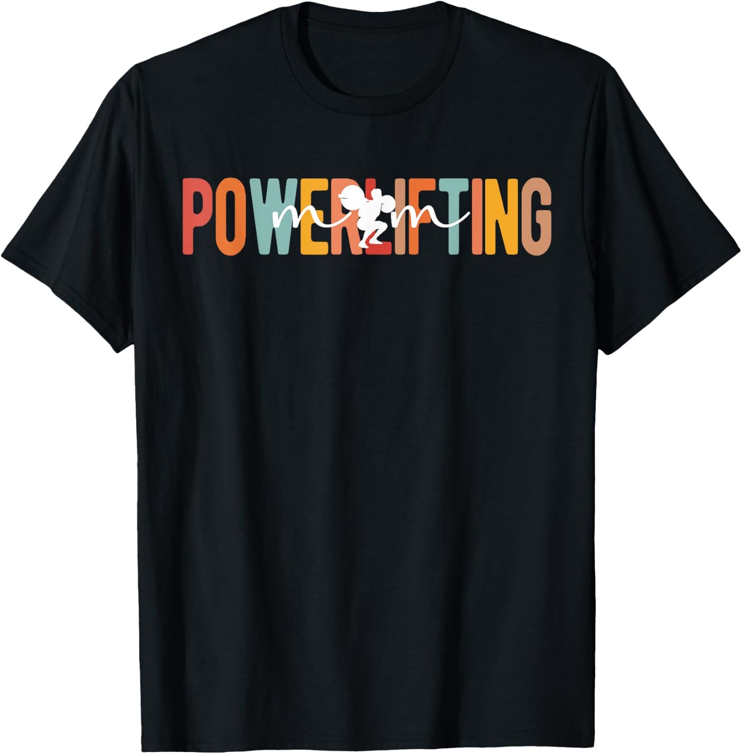 Powerlifting Mom Of A Powerlifter Mom Powerlifting Mother T-Shirt - T-Shirt | Black