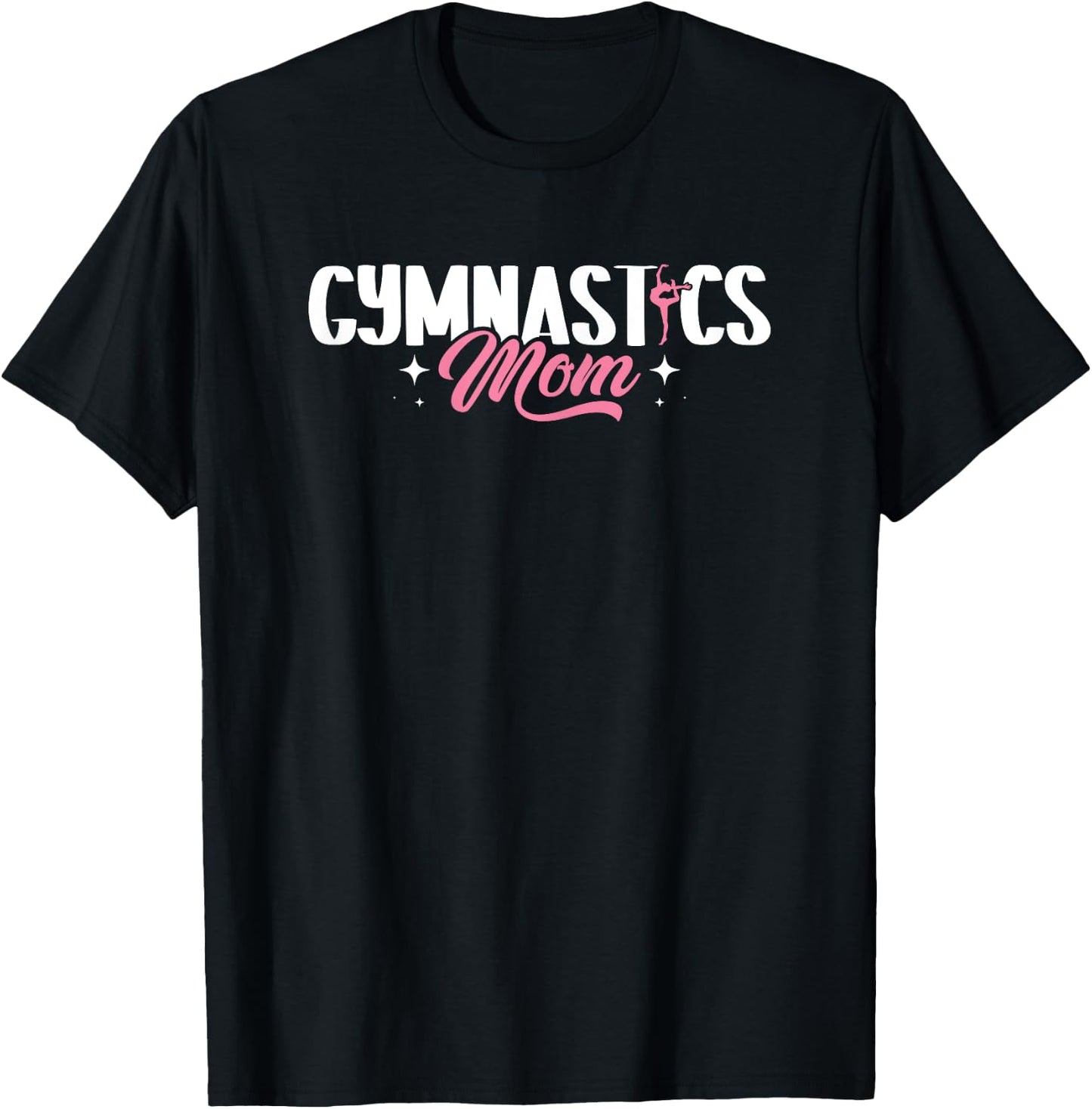Funny Gymnastics Mom - Mothers Day Gymnast Mom T-Shirt - T-Shirt | Black