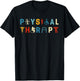 Vintage Physical Therapist, Retro Physical Therapy PT Doctor T-Shirt - T-Shirt | Black