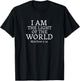 I am the Light of the World - Matthew 5:14 T-Shirt - T-Shirt | Black