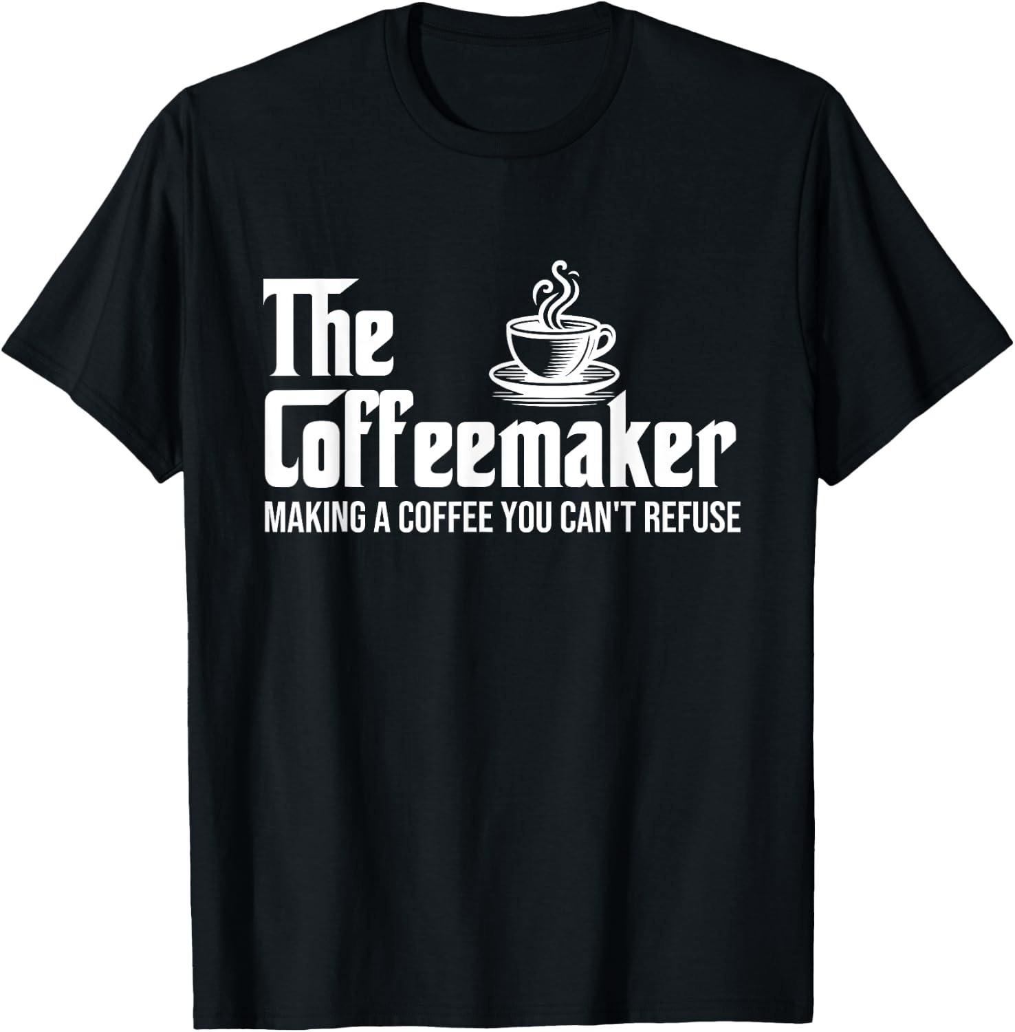 The Coffeemaker - Coffee Lover Caffeine Lover Breakfast T-Shirt - T-Shirt | Black