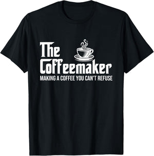 The Coffeemaker - Coffee Lover Caffeine Lover Breakfast T-Shirt - T-Shirt | Black