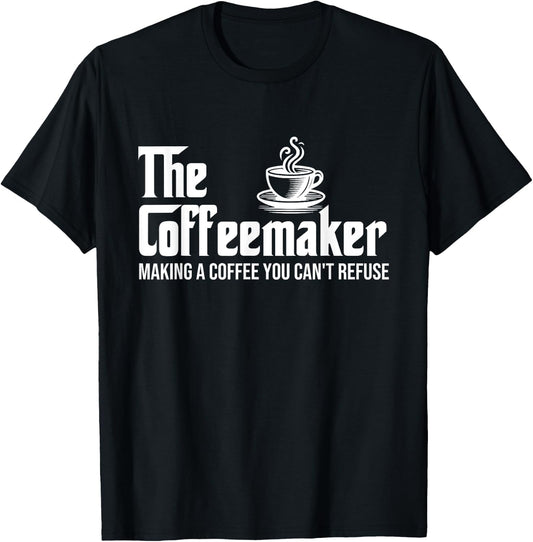The Coffeemaker - Coffee Lover Caffeine Lover Breakfast T-Shirt - T-Shirt | Black