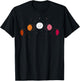 Moon Phases Subtle Lesbian Pride T-Shirt - T-Shirt | Black