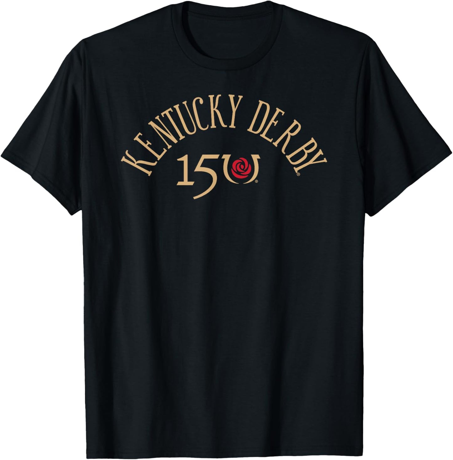 Kentucky Derby 150th Arch Over Officially Licensed T-Shirt - T-Shirt | Black