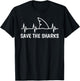 Save The Shark Ocean Sea Animal Men Women Kids T-Shirt - T-Shirt | Black
