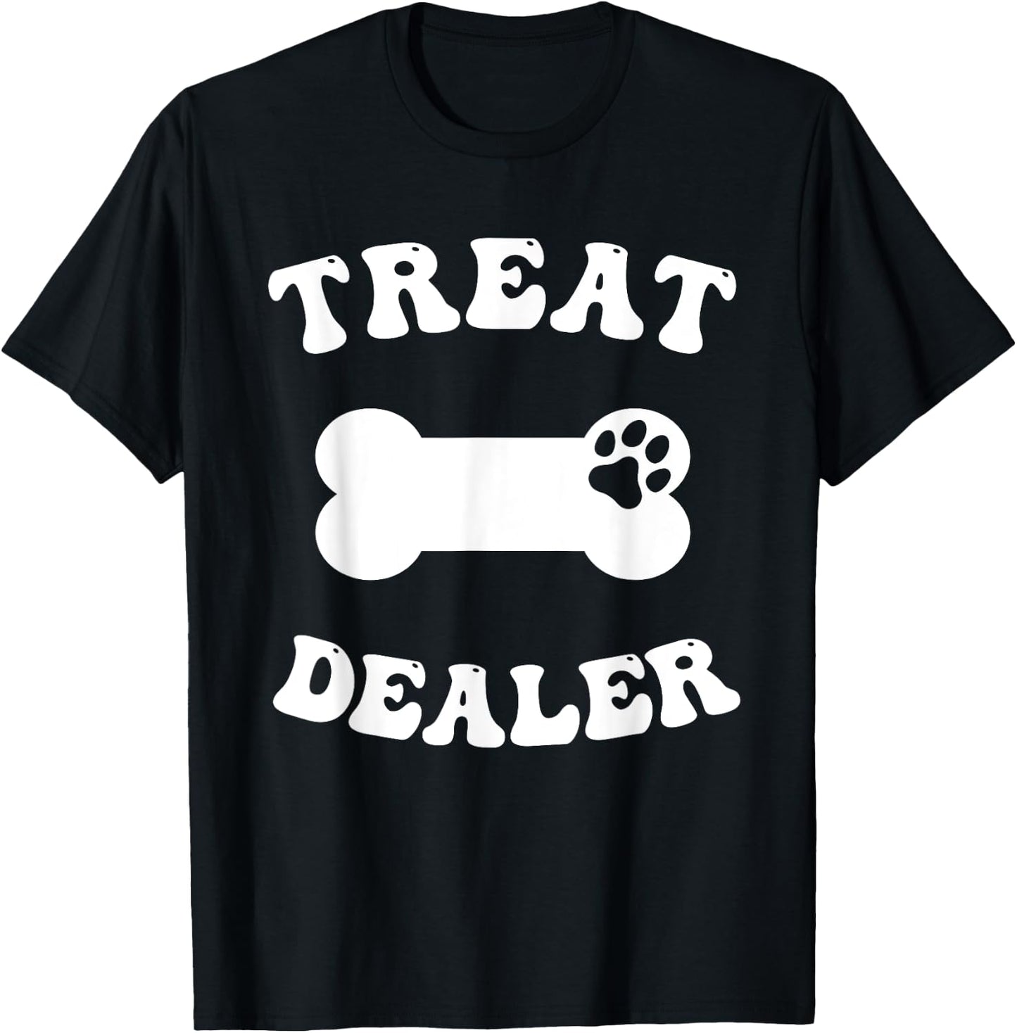 Dog Treat Dealer Funny Dog Training Cute Dog Sitter Girls T-Shirt - T-Shirt | Black