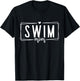 Swimmer Mom Proud Swim Mom T-Shirt - T-Shirt | Black