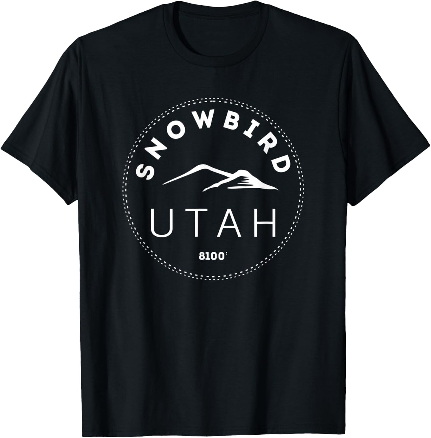 Snowbird Utah - Rocky Mountain UT T-Shirt - T-Shirt | Black