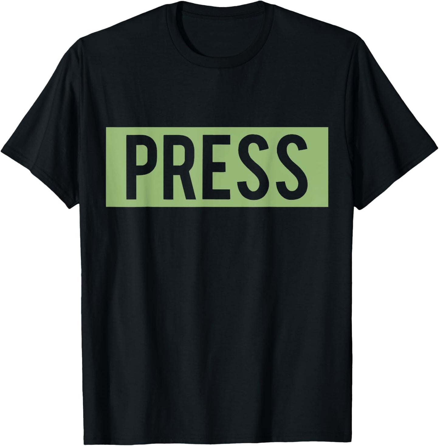 Press Journalist Palestine Press Palestinian Press T-Shirt - T-Shirt | Black