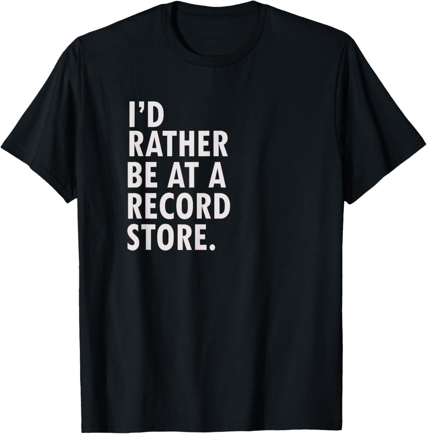 Funny Saying Vinyl Records Retro Music Gift Shirt T-Shirt - T-Shirt | Black