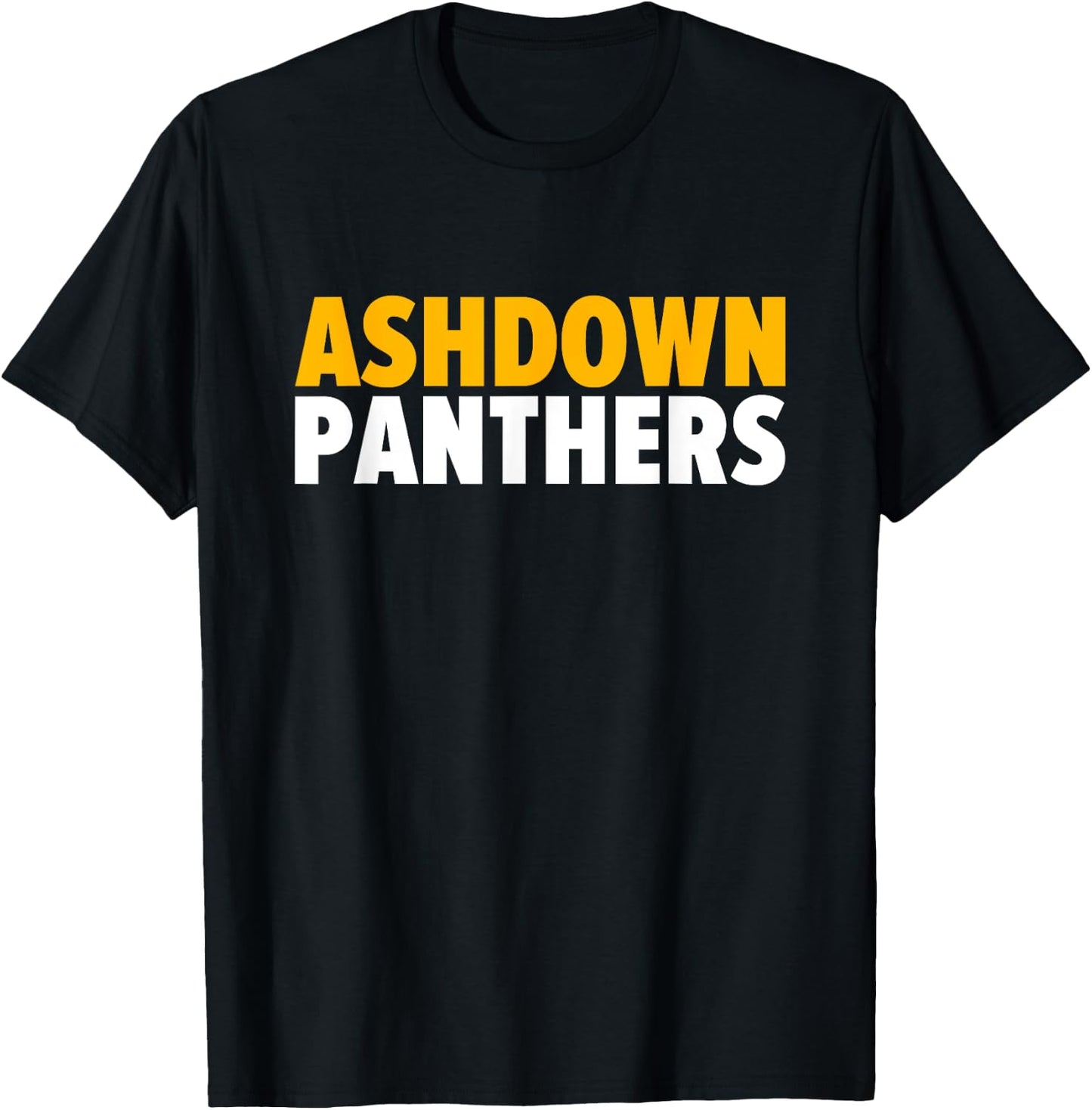 Ashdown Panthers Bold T-Shirt - T-Shirt | Black