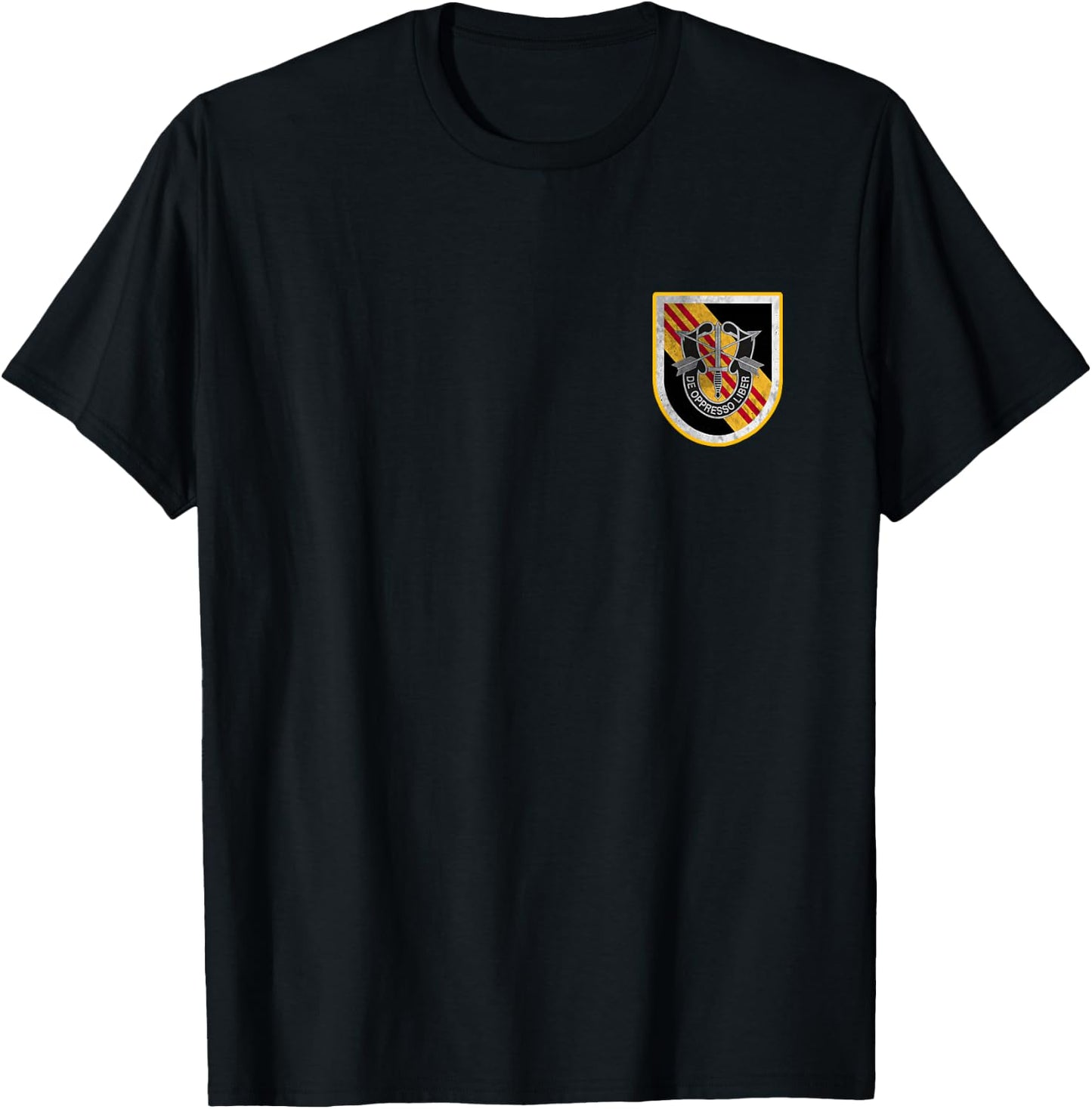 5th Special Forces Group SFG Logo Military Veteran Christmas T-Shirt - T-Shirt | Black