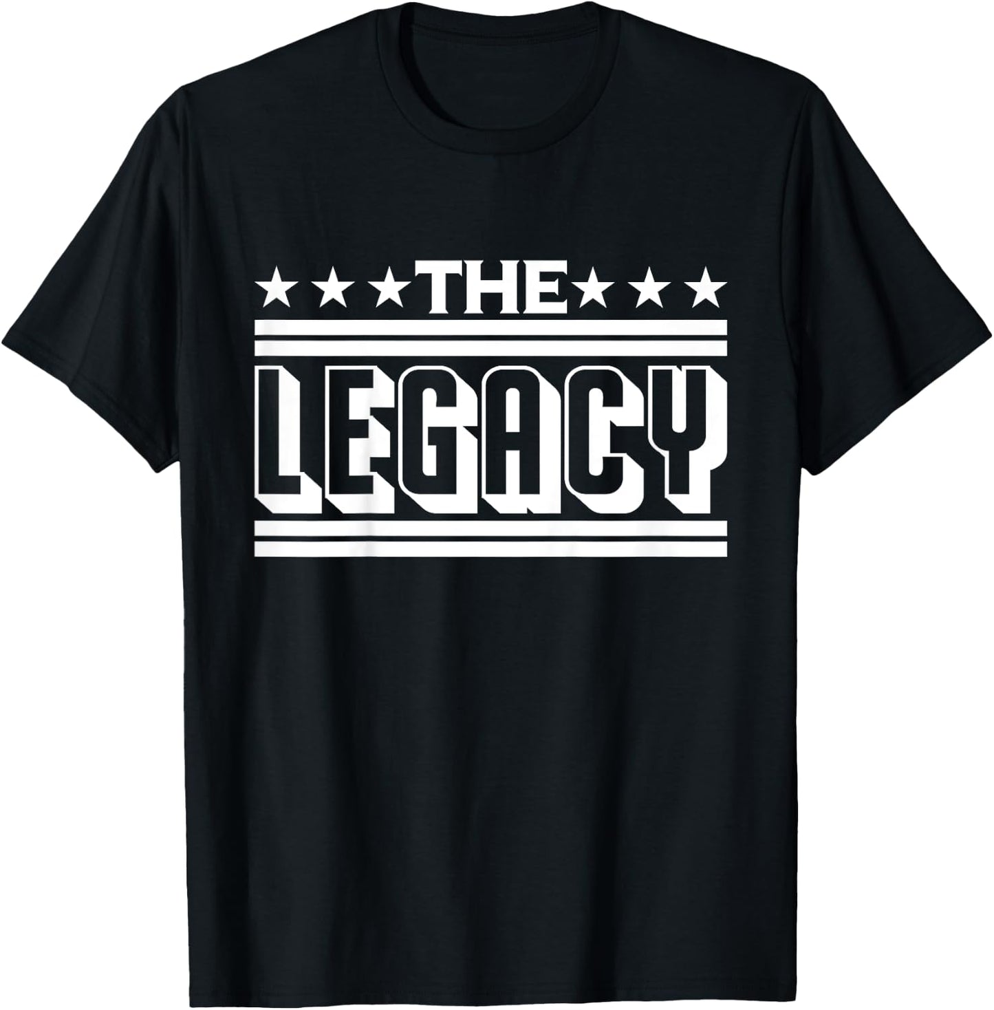 Kids The Legend The Legacy Matching Father son Father’s day T-Shirt - T-Shirt | Black