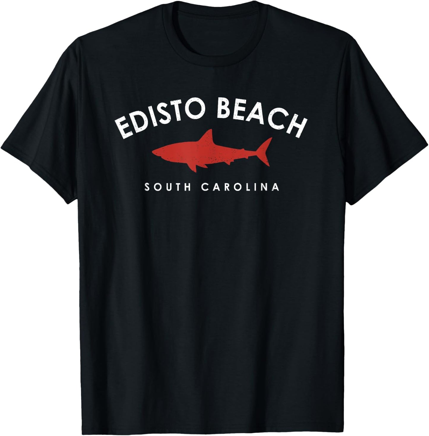 Edisto Beach South Carolina Shark Souvenir kids T-Shirt - T-Shirt | Black