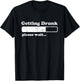 Getting Drunk, Funny Day Drinking Shirts Men Women T-Shirt - T-Shirt | Black