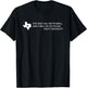 Davy Crockett- You may all go to hell and I will go to Texas T-Shirt - T-Shirt | Black