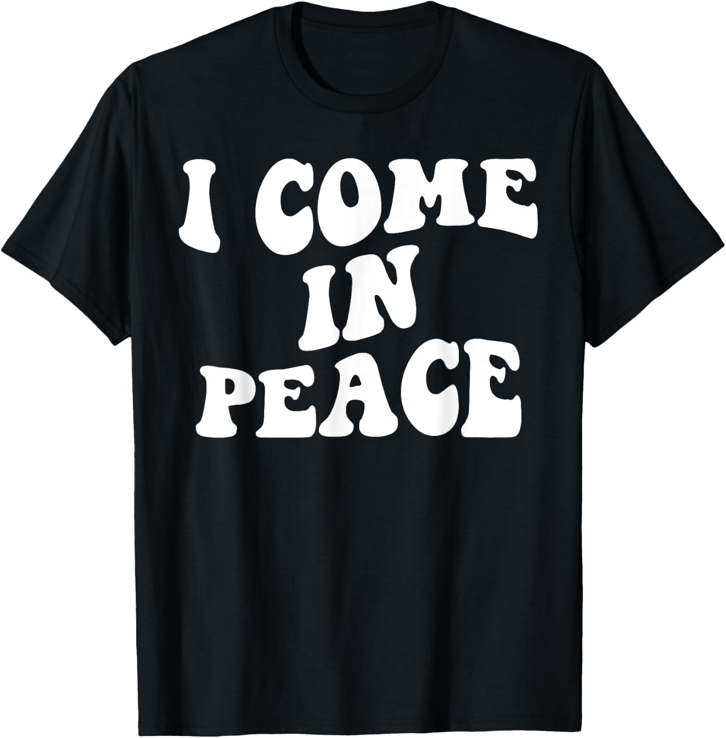 I Come in Peace Im Peace Couples Costume Women T-Shirt - T-Shirt | Black